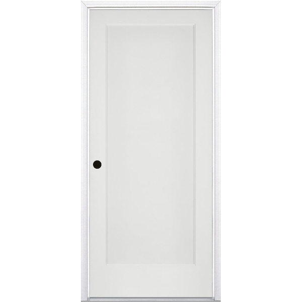 Trimlite Primed 1Panel Interior Flat Panel Ovolo Bead 20 Min Fire Rated 69/16" RH Prehung 2668134PRI802020MRH15M6916 - main